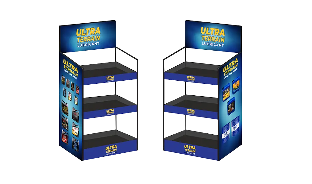 Heavy Metal Retail Display Rack - Model 1